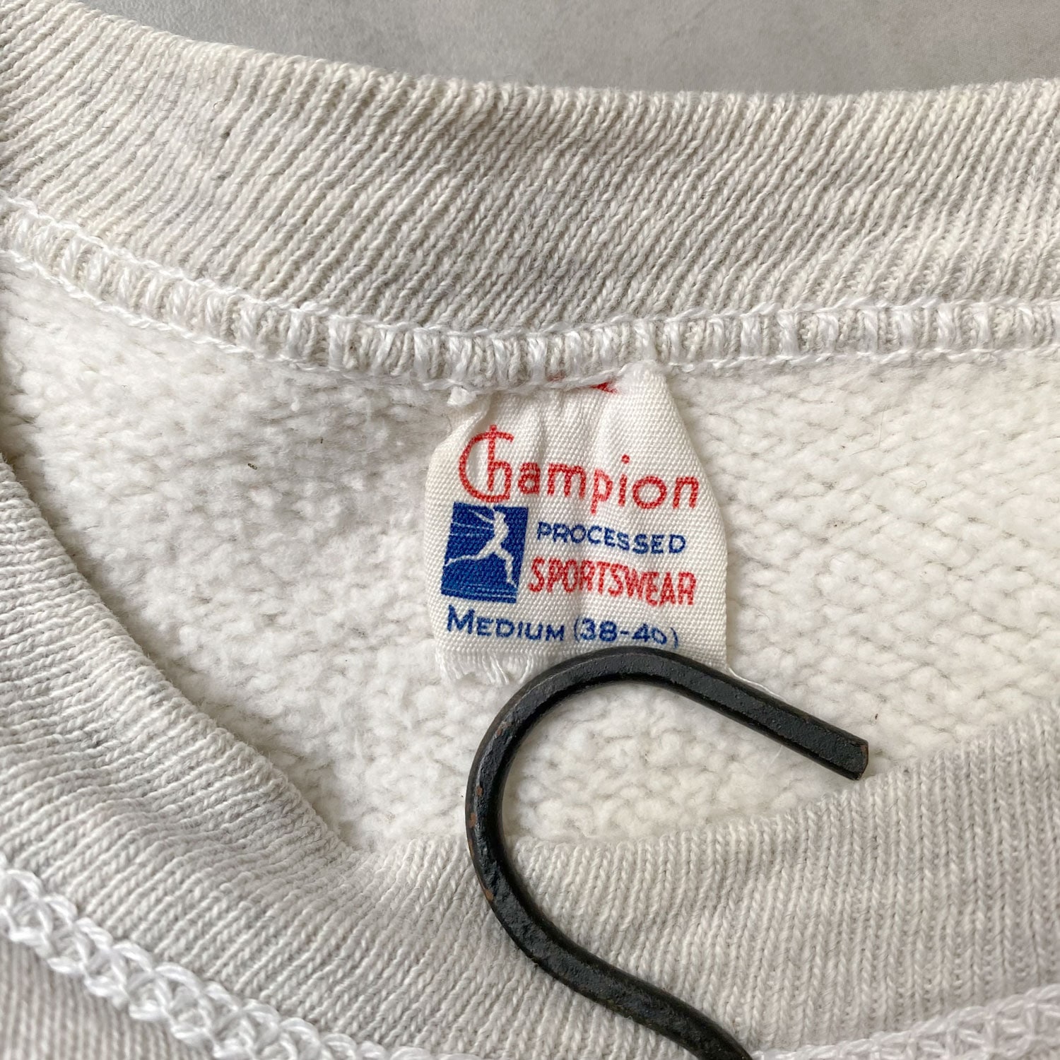 50s CHAMPION RUNNNING TAG FLOCKY PRINT SWEAT SHIRTS チャンピオン