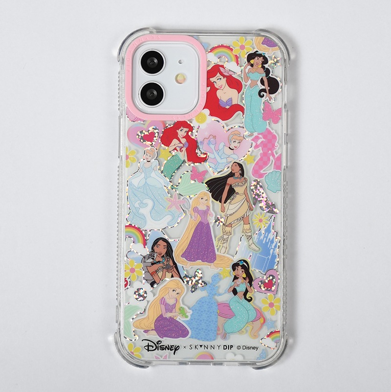 iPhone用ケース ディズニープリンセス ステッカー シンデレラ ベル
