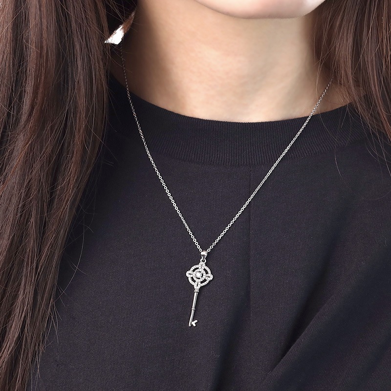 S925 エンチャントキー 鍵 ネックレス [fhns063-silver] | ブランド
