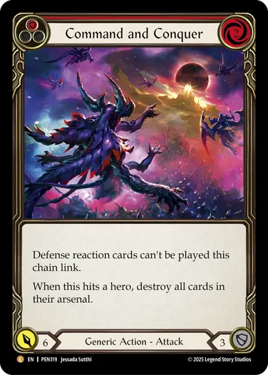 EN】[Generic] Command and Conquer/征服の命令 (赤)「L」〔PEN319