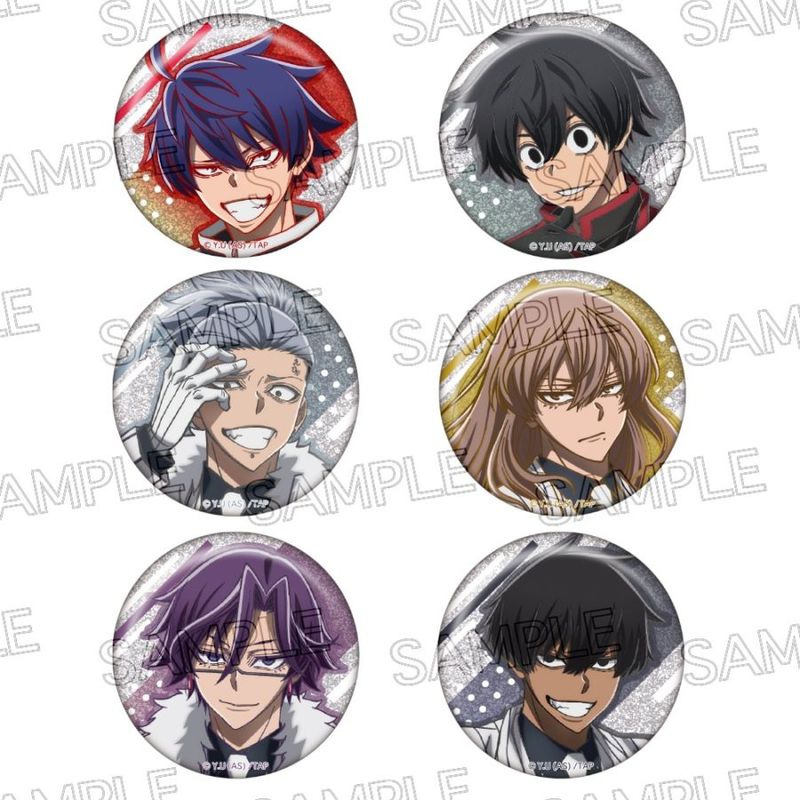 桃源暗鬼 シャインシリーズ グリッター缶バッジ Vol.2 BOX（6個入