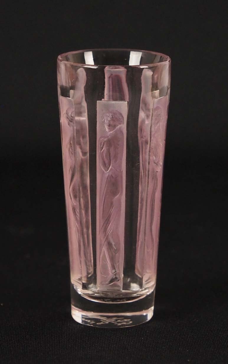 ルネ・ラリック 「ゴブレット：SIX FIGURINES(ﾋﾟﾝｸ)」 | | アトリエ