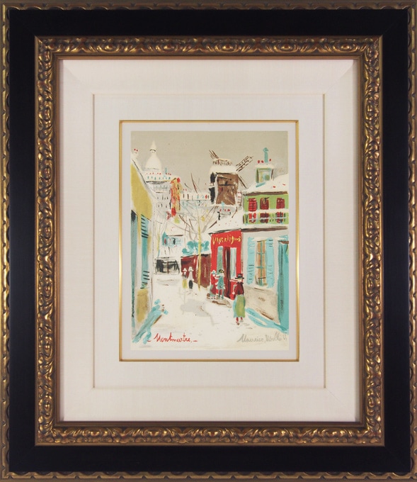 モーリス・ユトリロ 「サクレ・クール寺院とムーラン・ド・ラ