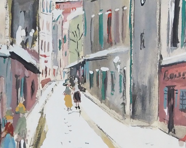 モーリス・ユトリロ 「サン・リュスティック通り」 | | アトリエ・ブランカ