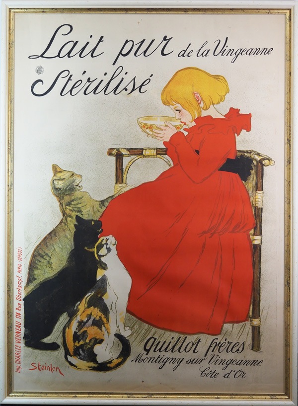 T=A・スタンラン 「ヴァンジャンヌの殺菌牛乳 （大判）」 | | アトリエ
