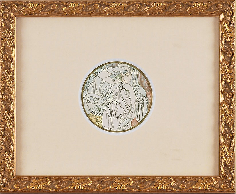 アルフォンス・ミュシャ 「3月・Mars（円窓）」 | | アトリエ・ブランカ