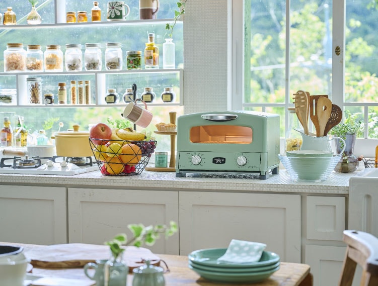 グラファイト グリル＆トースター 4枚焼き | 電気調理 | アラジン