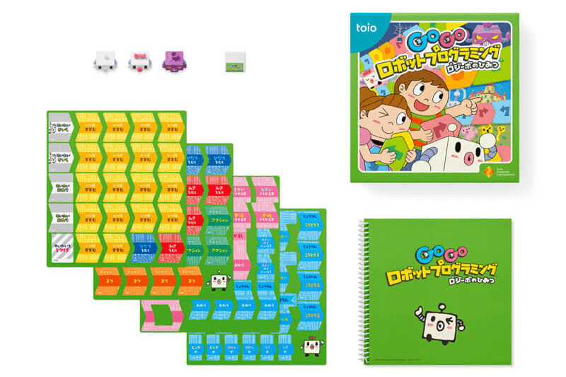 GoGo ロボットプログラミング ~ロジーボのひみつ~|toio,タイトル