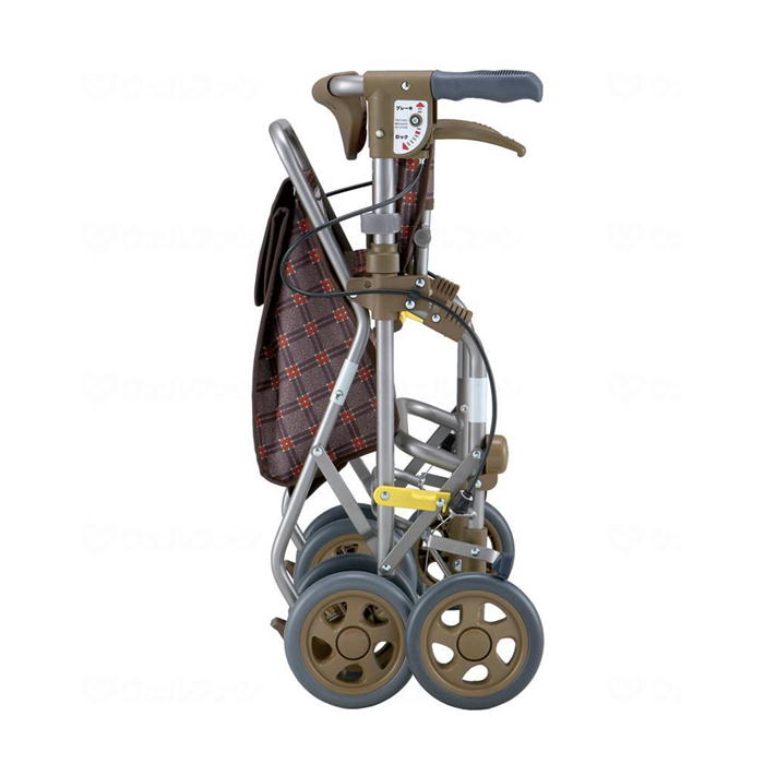 フォルテ 二筋格子ブルー | 歩行サポート,シルバーカー,ミドルタイプ