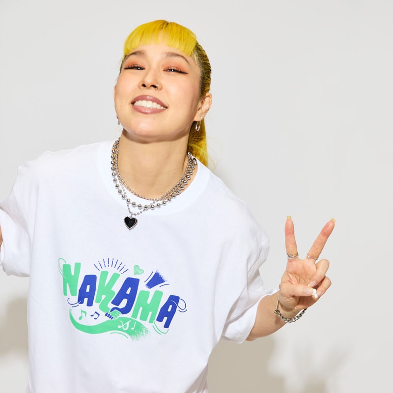 NAKAMA T-shirt (White) | AI 25th best tour ← ALIVE → ツアー