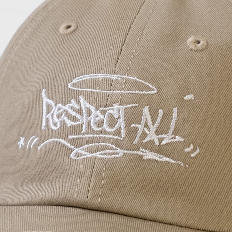 EC限定】TAGGING LOWキャップ（ベージュ） | RESPECT ALL ツアーグッズ