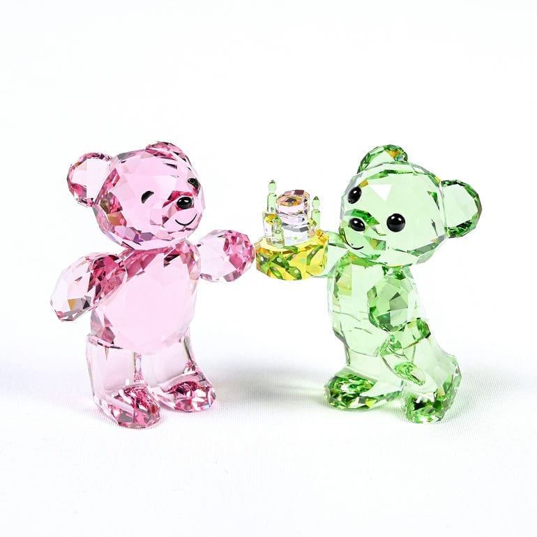 スワロフスキー SWAROVSKI クリスタルフィギュア KRISベア Birthday