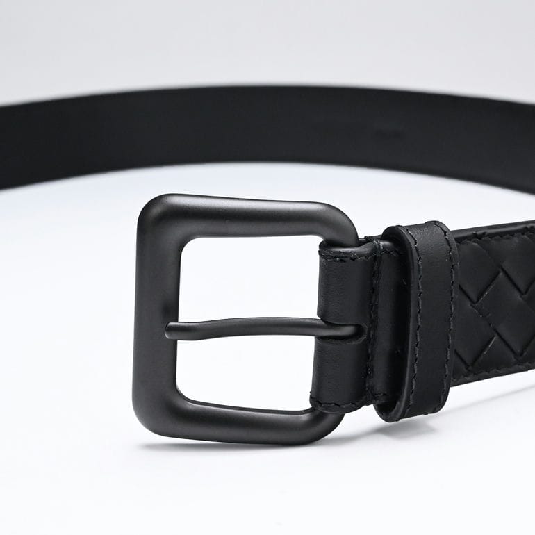ボッテガヴェネタ BOTTEGA VENETA ベルト 2サイズ メンズ ブラック