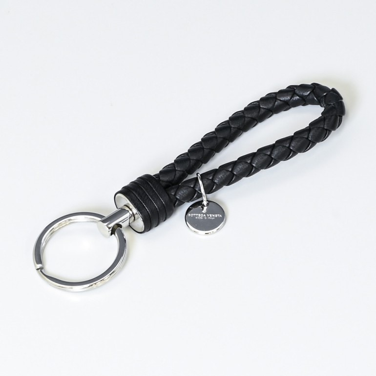 ボッテガヴェネタ BOTTEGA VENETA キーリング キーホルダー レザー