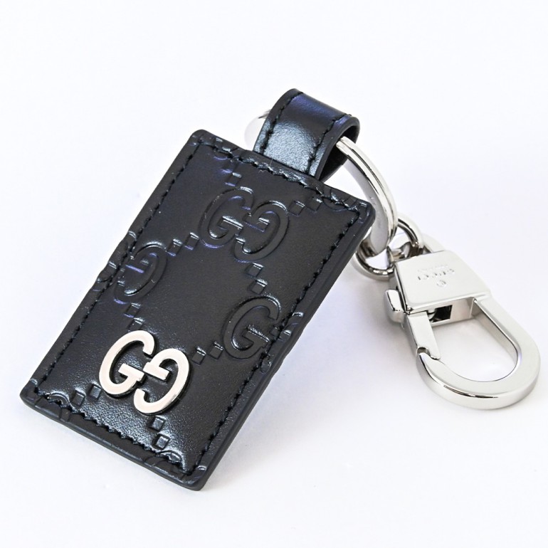 グッチ GUCCI キーリング キーホルダー GGシグネチャーレザー