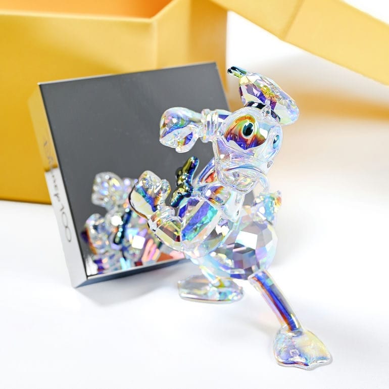 スワロフスキー SWAROVSKI クリスタルフィギュア ドナルドダック