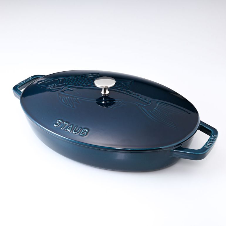 ストウブ staub ココット オーバル 33cm フィッシュラメールディッシュ