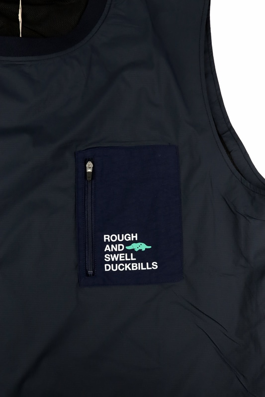 rough&swell ラフアンドスウェル SHELL VEST ベスト ネイビー RSM