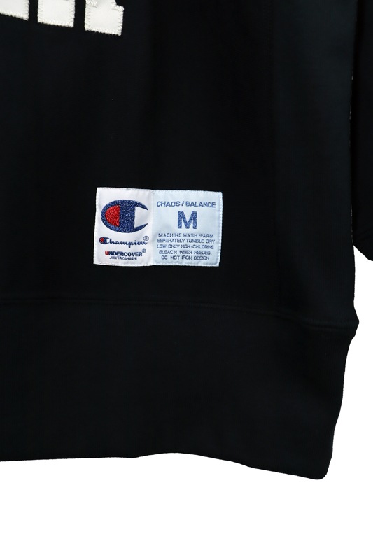 25SS】UNDERCOVER アンダーカバー 10ozチャンピオン裏毛サテンパッチ