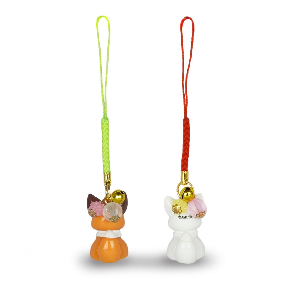 ちょコンとキツネ根付マスコット / Chokon to Kitsune Netsuke mascot