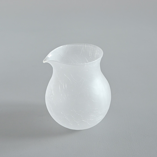 翁再生硝子工房 コクモツポット H16cm