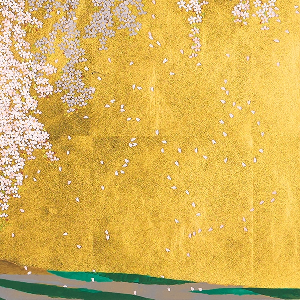 中島千波 「醍醐寺三宝院枝垂櫻吹雪」＜額＞｜エンディショップ【公式