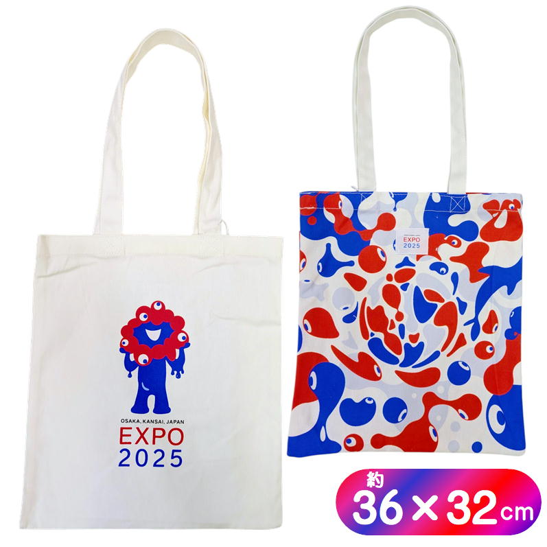 ミャクミャク トートバッグ 2025大阪関西万博 デザイン 公式 グッズ