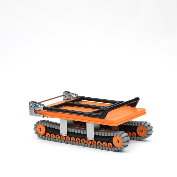 送料無料】矢崎化工 アクロス 搬送台車 折りたたみハンドル 耐荷重