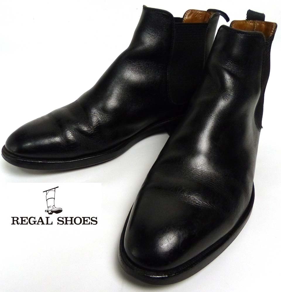訳あり】REGAL 626Rリーガル サイドゴアブーツ / チェルシーブーツ 25
