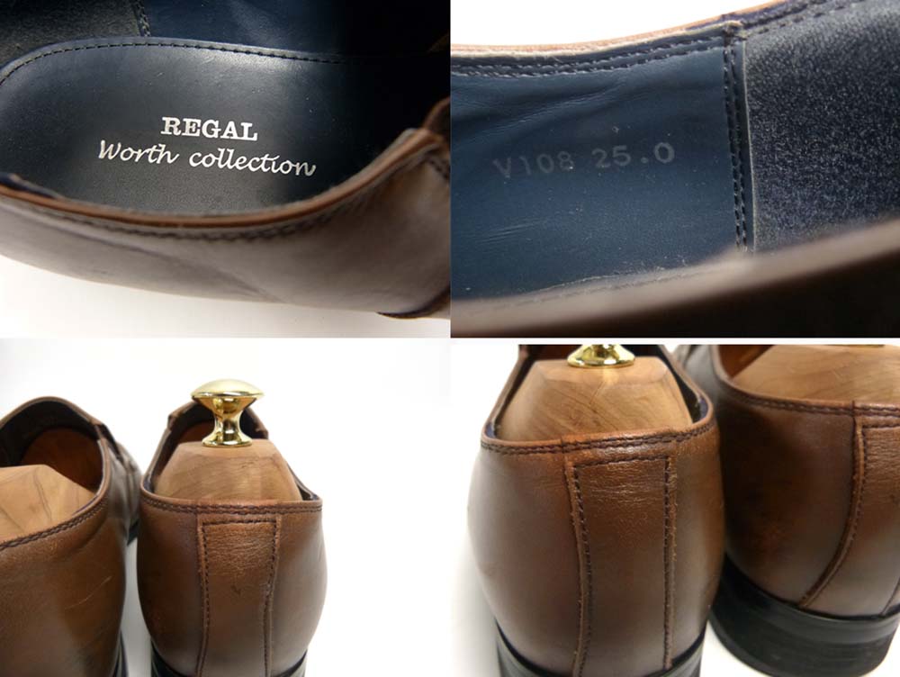 REGAL worth collection リーガル V108 レザースリッポン / ローファー