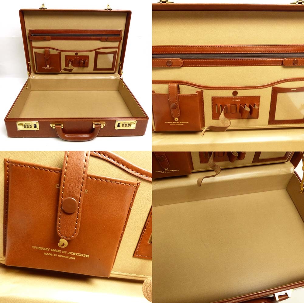 ACE / エース ダイヤルロック式 アタッシュケース / レザー トランク