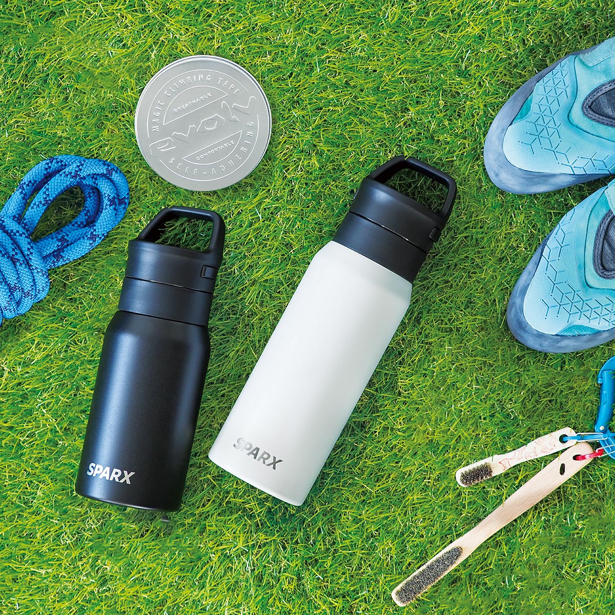 SPARX（スパークス）真空断熱炭酸用ボトル 530ml ホワイト ASO-530WH