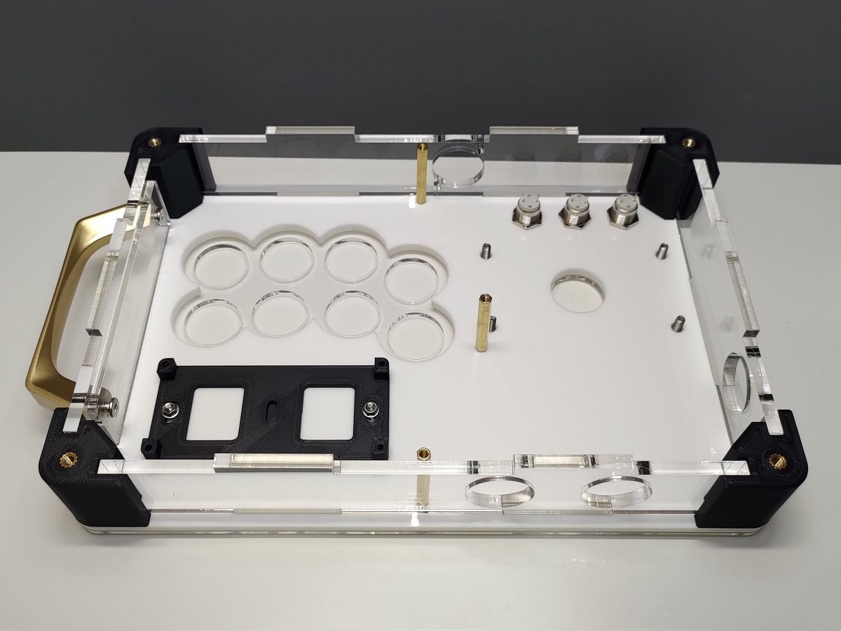 2024年9月小改良]くろまき工房 24mmボタン型 標準ジョイスティック