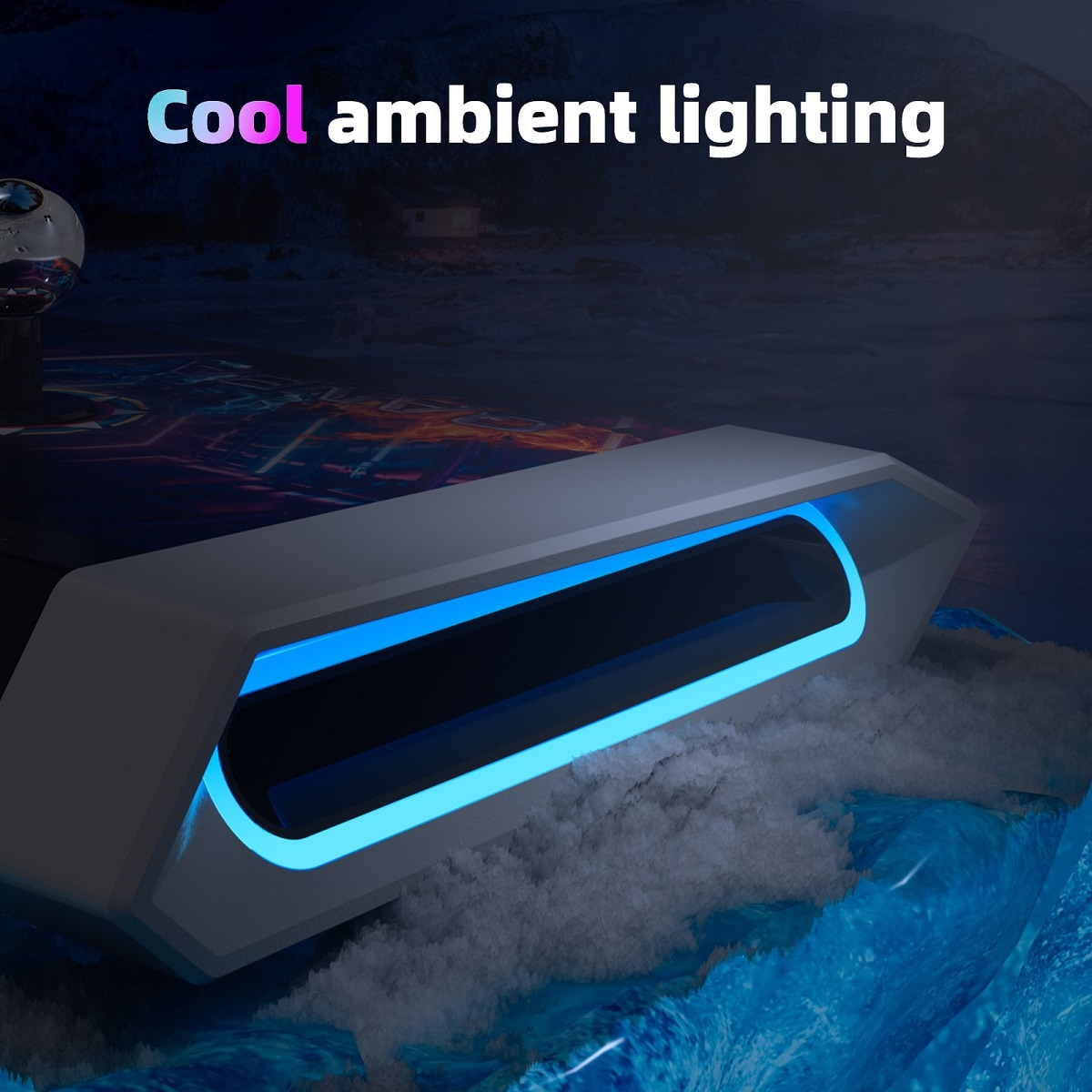 静音レバー&ボタン】 Qanba Q3 Silent Obsidian Arcade Joystick ME