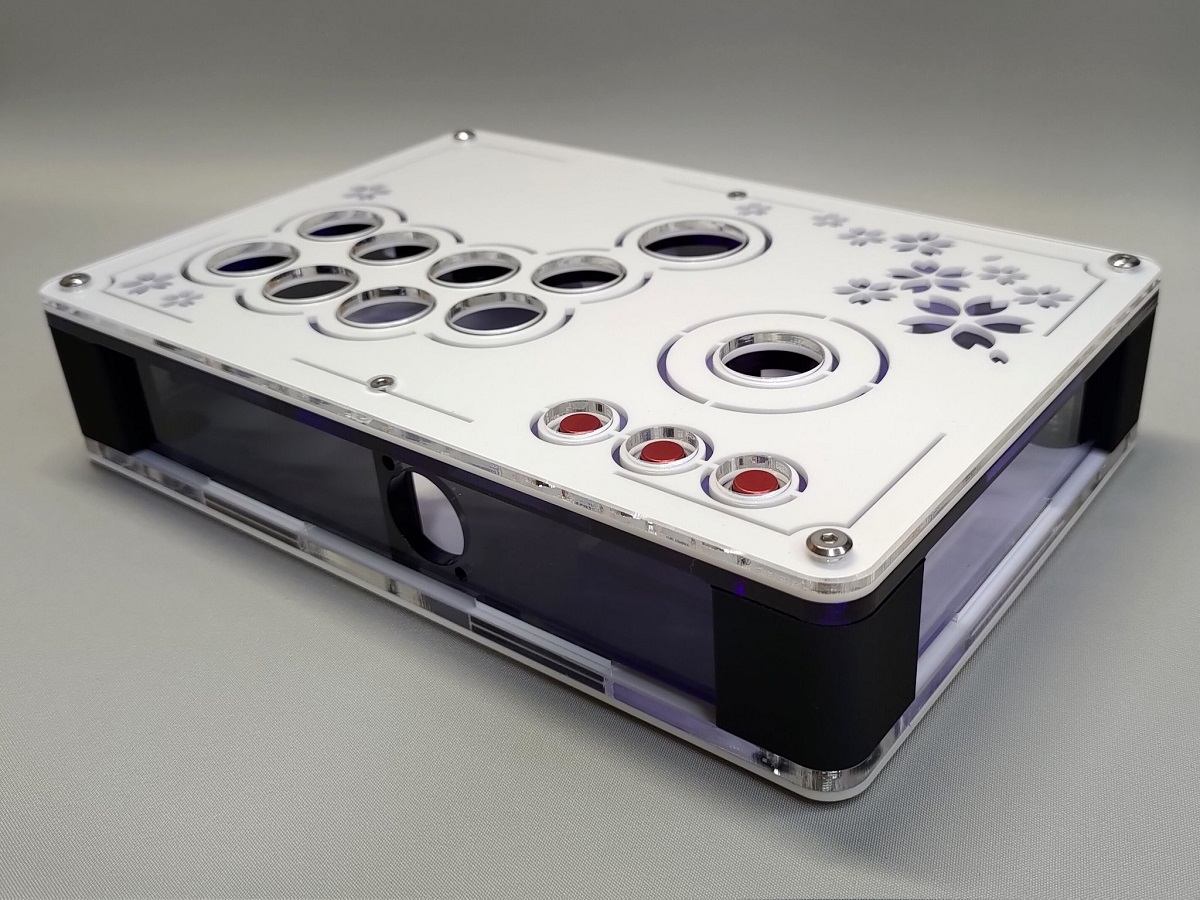 くろまき工房 桜/夜桜 24mmボタン型 ゴールデンレバー対応 コンパクト