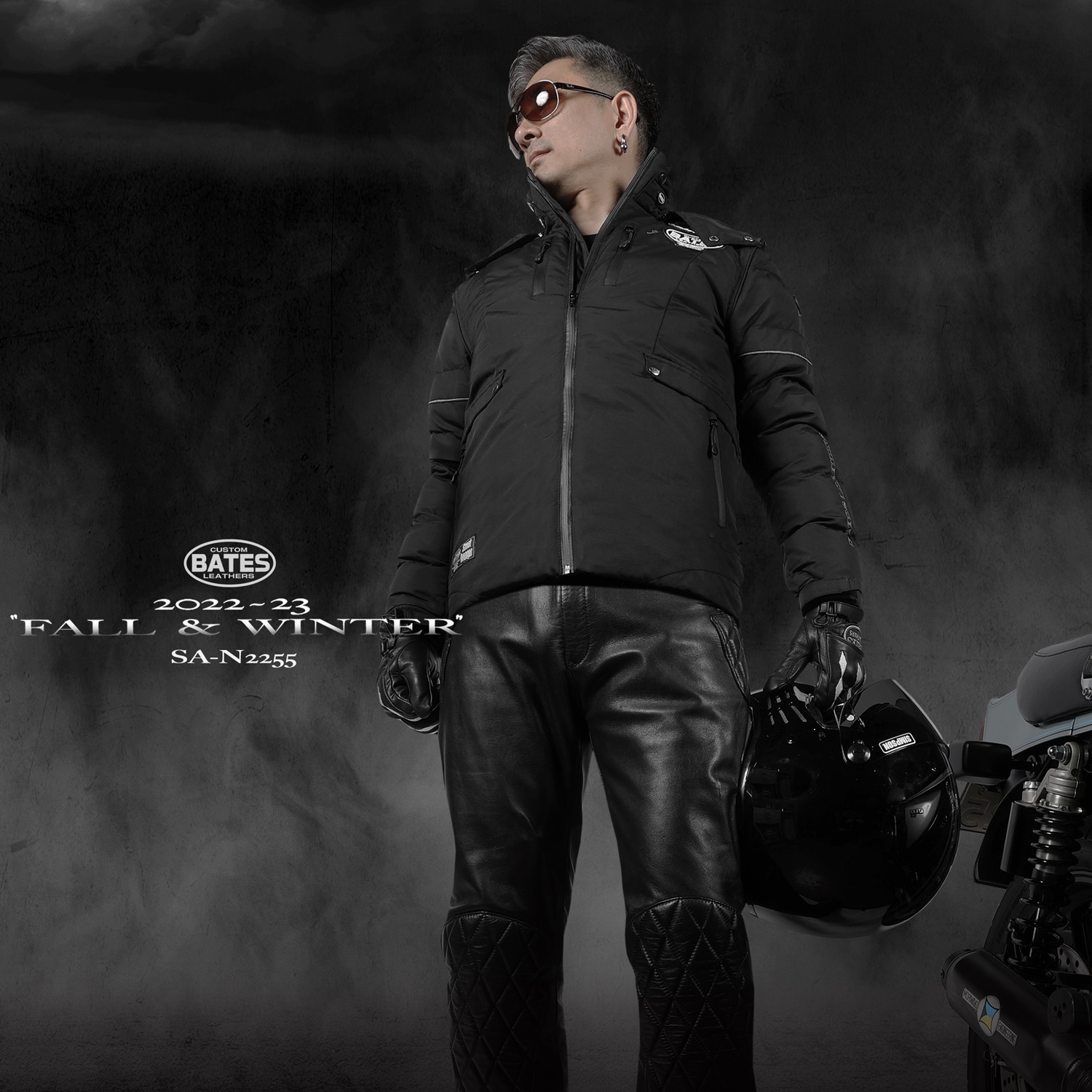 SA-N2255 期間限定40%OFF ベイツ 防風中綿入りナイロンジャケット