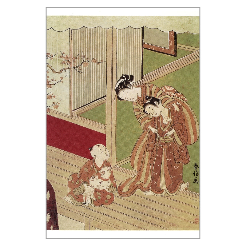 山陰絵絣 人参とねずみ文ハギレ 額装 山陰絵絣 人参とねずみ文ハギレ 額装