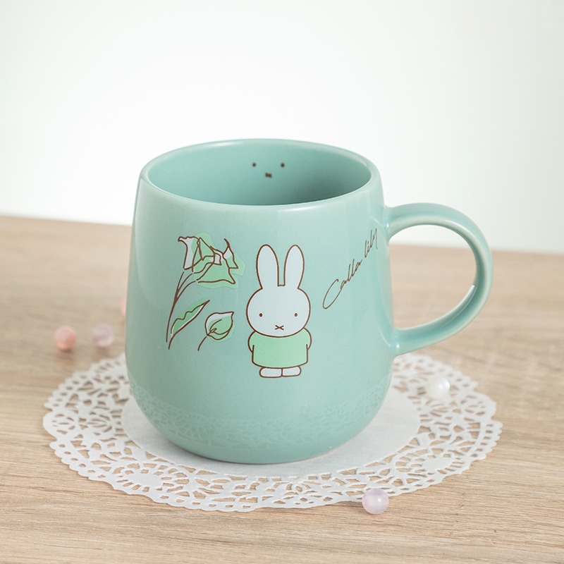 Flower Miffy バースデーフラワーマグカップ カラー アートフラワー