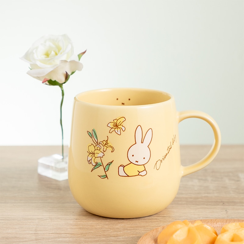 Flower Miffy バースデーフラワーマグカップ オリエンタルリリー