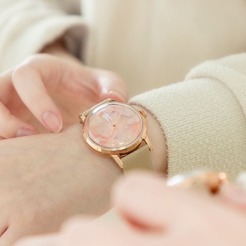 Flower Miffy LOV-IN BOUQUET プリザーブドフラワーウォッチ SAKURA