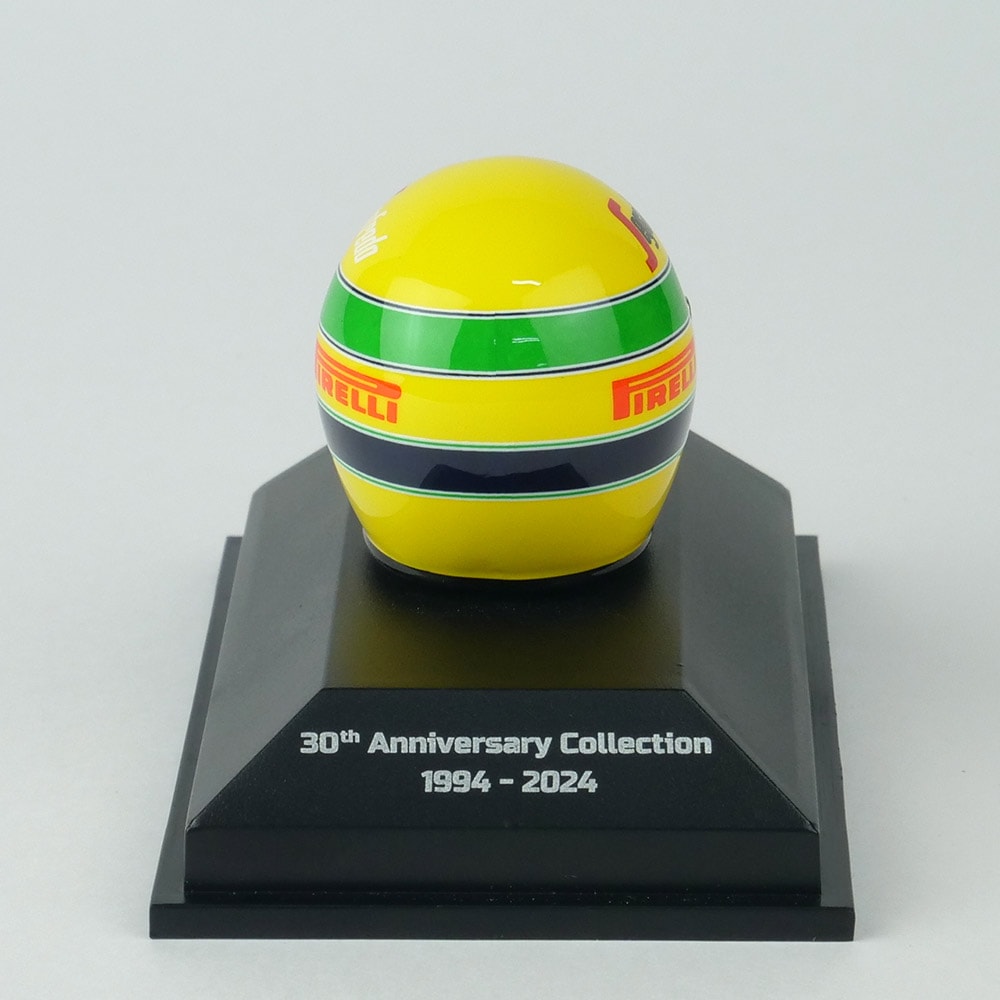 MINICHAMPS 1/8スケール ヘルメット アイルトン・セナ ブラジルGP 1984