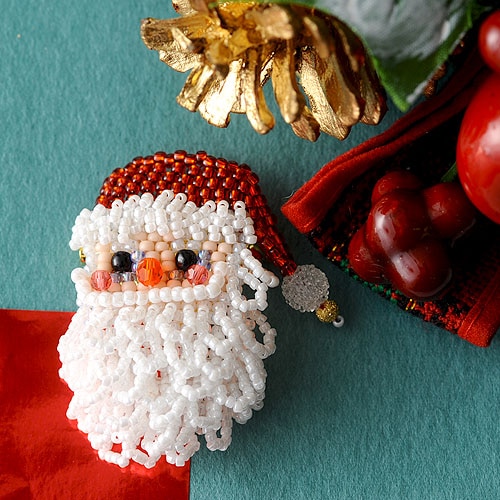 サンタブローチ 【作家：加藤保子】 | アイテムで探す