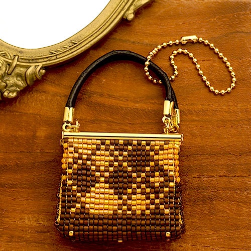 ビーズファクトリー デリカビーズ織りバッグチャームキット