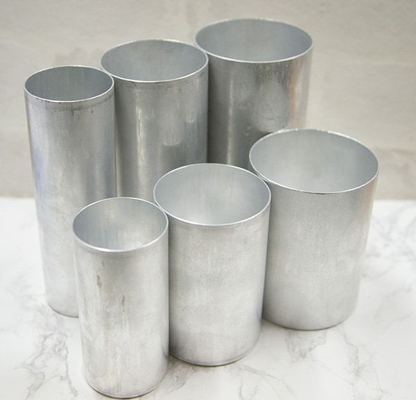 新製品】#76 円筒形アルミモールド φ65mm×H100mm ※3個以上ご購入で10