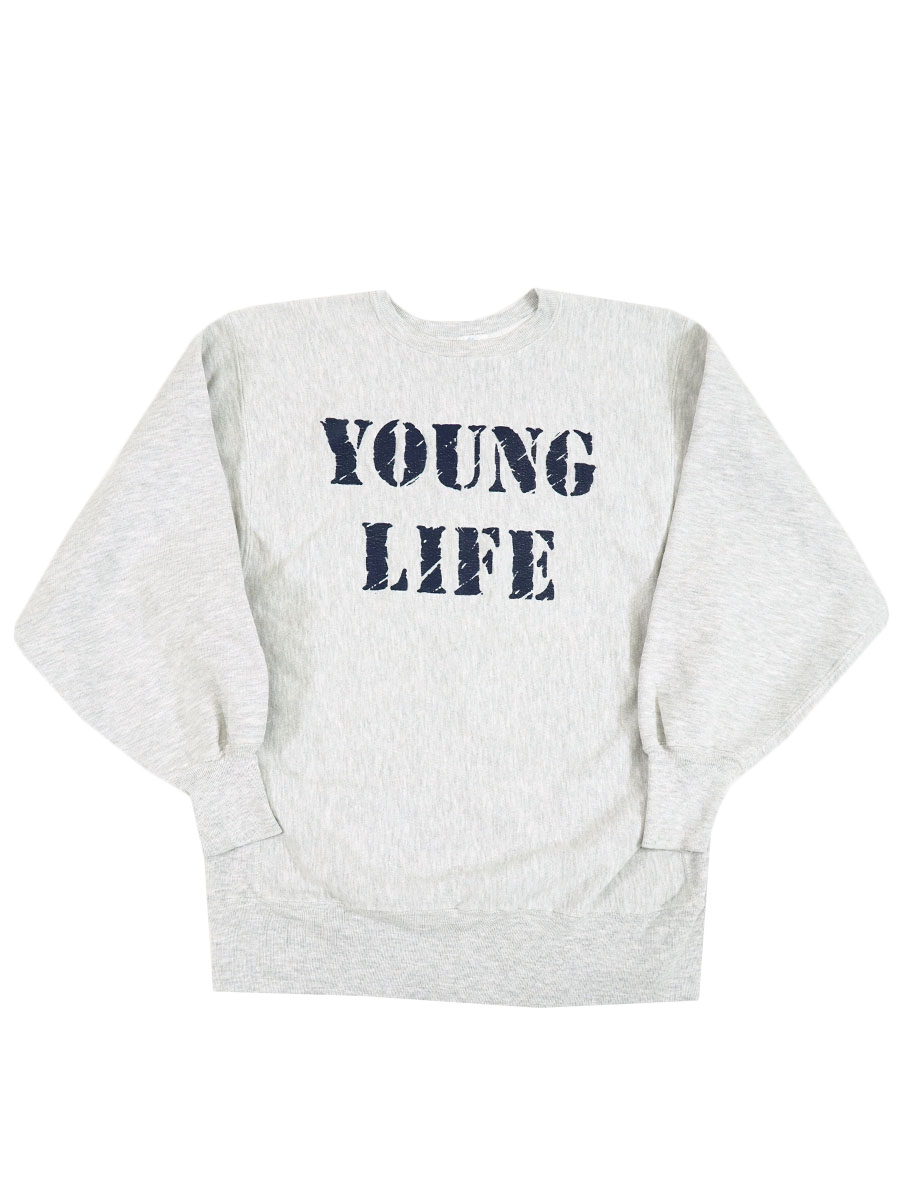 90's 刺繍タグ チャンピオンRW ''YOUNG LIFE'' 表記(XL) USA製