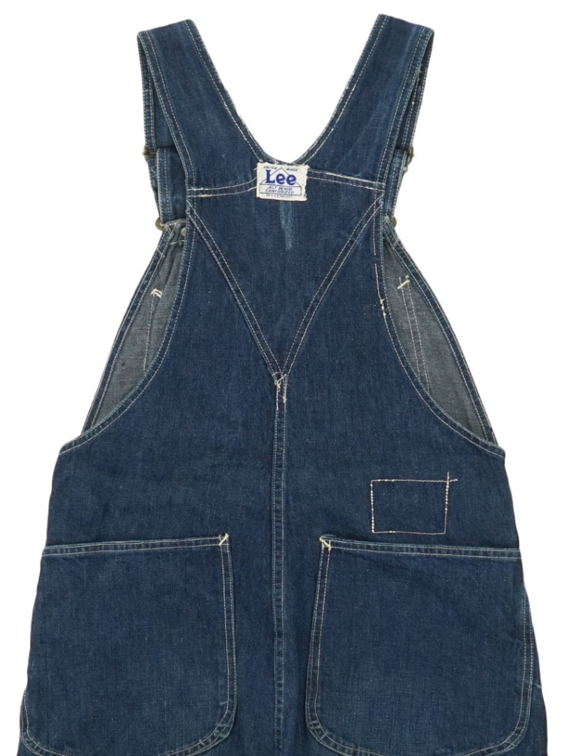 40's Lee ハウスマークタグ 91-SB デニムオーバーオール 良雰囲気 実寸