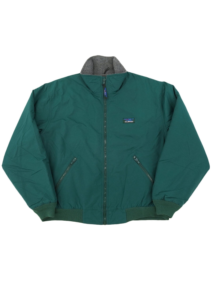 80's L.L.BEAN ウォームアップジャケット フォレストグリーン 実寸(L位