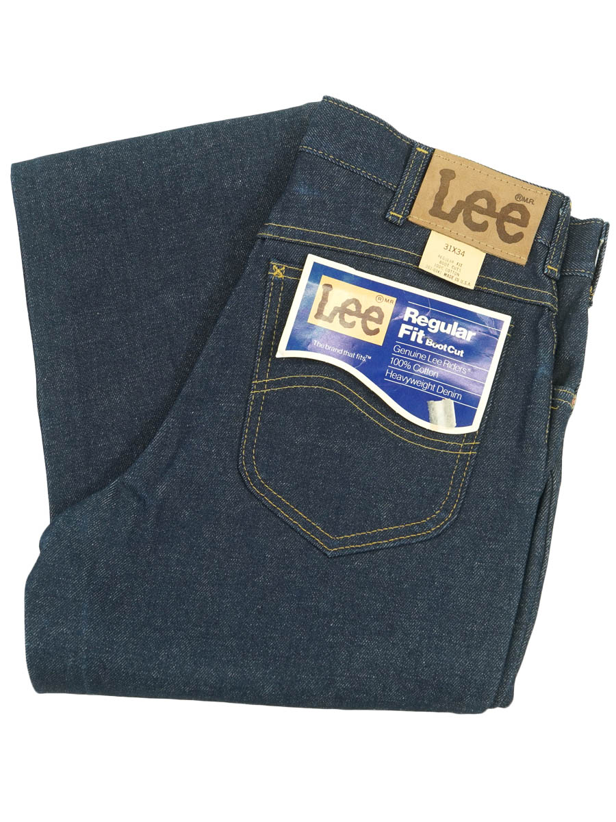 80's Lee 202 Regular Fit/Boots Cut ブーツカットデニムパンツ 濃紺