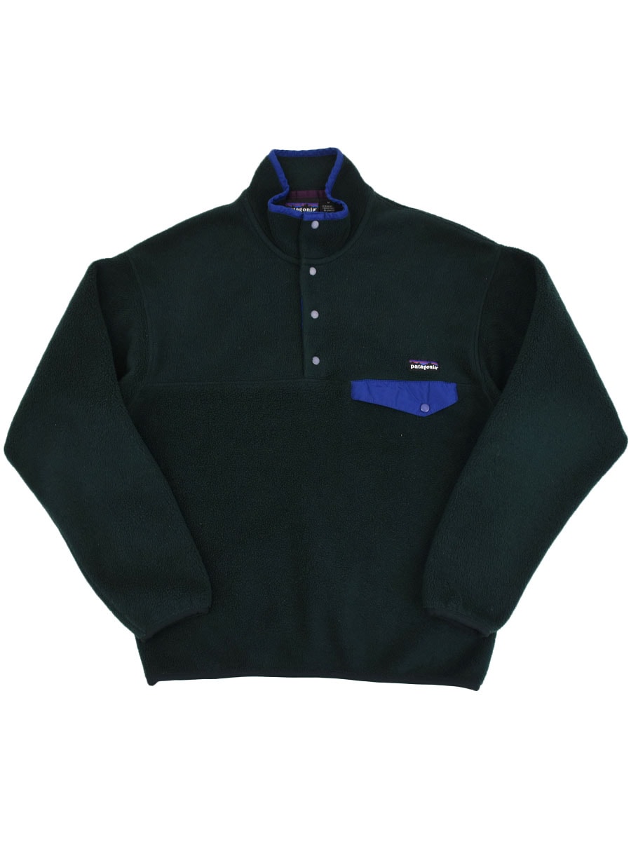 94's 雪無しタグ パタゴニア シンチラスナップTプルオーバー ハンター