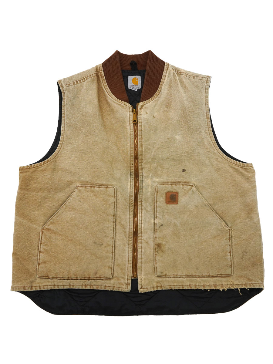 MEXICO製 カーハート ダックベスト ブラウン 表記(XL) | すべての商品